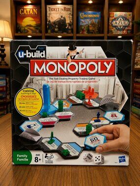 2009 Monopoly U-Build Board Game Hasbro Family Strategy Game Complete